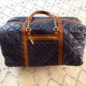Quilted Tory Burch Duffle Bag